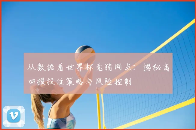 从数据看世界杯竞猜网点:揭秘高回报投注策略与风险控制